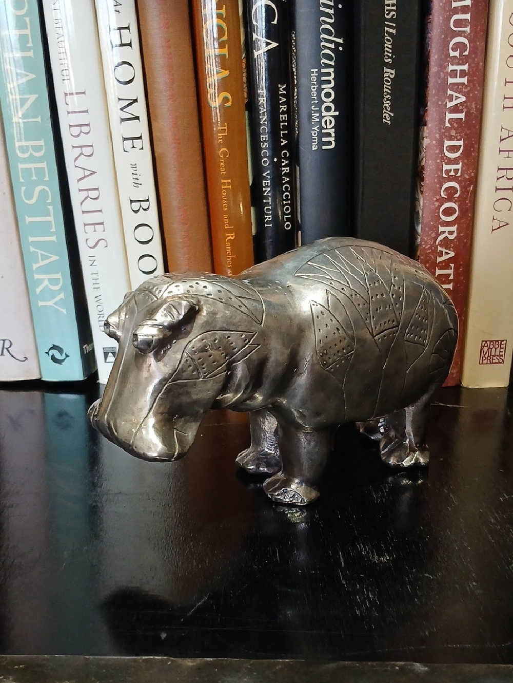 Vintage Silver Met Museum "William" Hippo Figurine